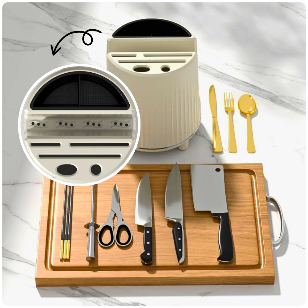 Küchen-Organizer mit 360° Rotation – Alles griffbereit, sofort.