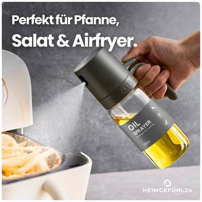 Öl-Sprühflasche aus Borosilikatglas – Feine Dosierung für Küche & Grill