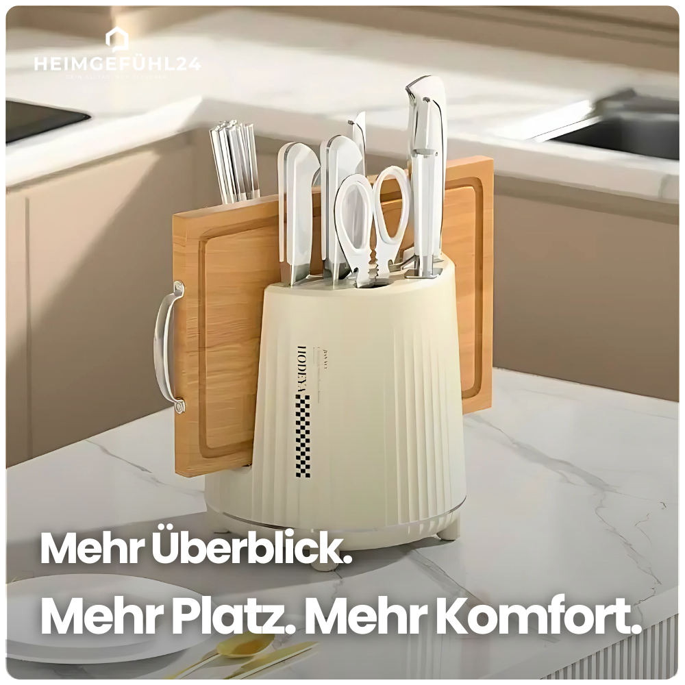 Küchen-Organizer mit 360° Rotation – Alles griffbereit, sofort.