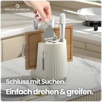 Küchen-Organizer mit 360° Rotation – Alles griffbereit, sofort.