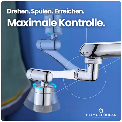 Drehbarer Wasserhahn-Aufsatz – 1080° Flexibilität für Bad & Küche
