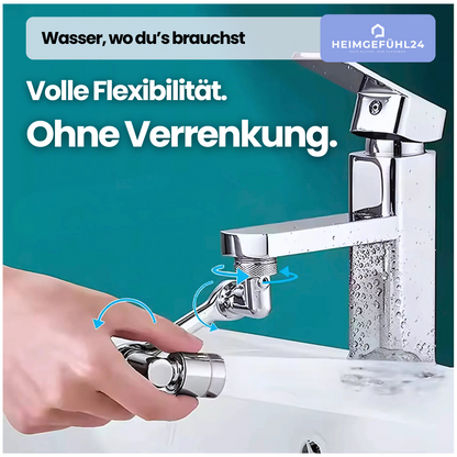 Drehbarer Wasserhahn-Aufsatz – 1080° Flexibilität für Bad & Küche